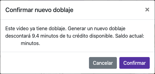 Ejemplo de regeneración de doblaje — Ordenador