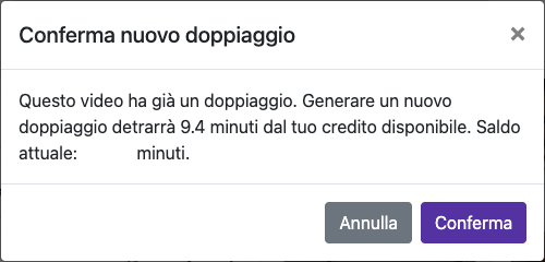 Un esempio di rigenerazione del doppiaggio — Computer