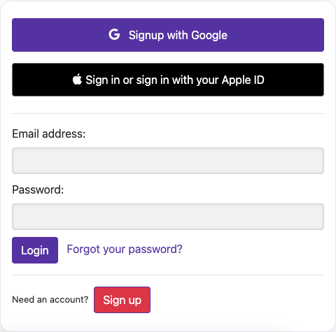 Sign in — Desktop