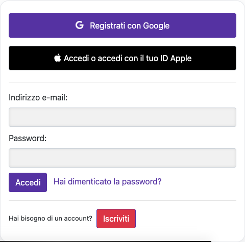Accedi — Computer