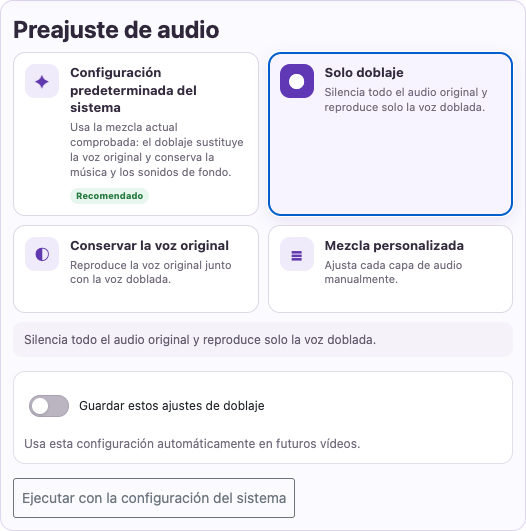 Elimina las voces que compiten — Ordenador