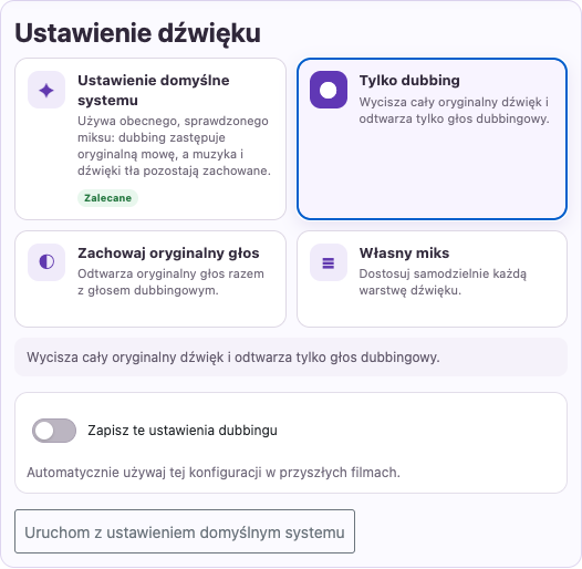 Usuń nakładającą się mowę — Komputer