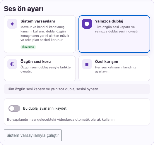 Birbiriyle yarışan konuşmaları kaldırın — Bilgisayar