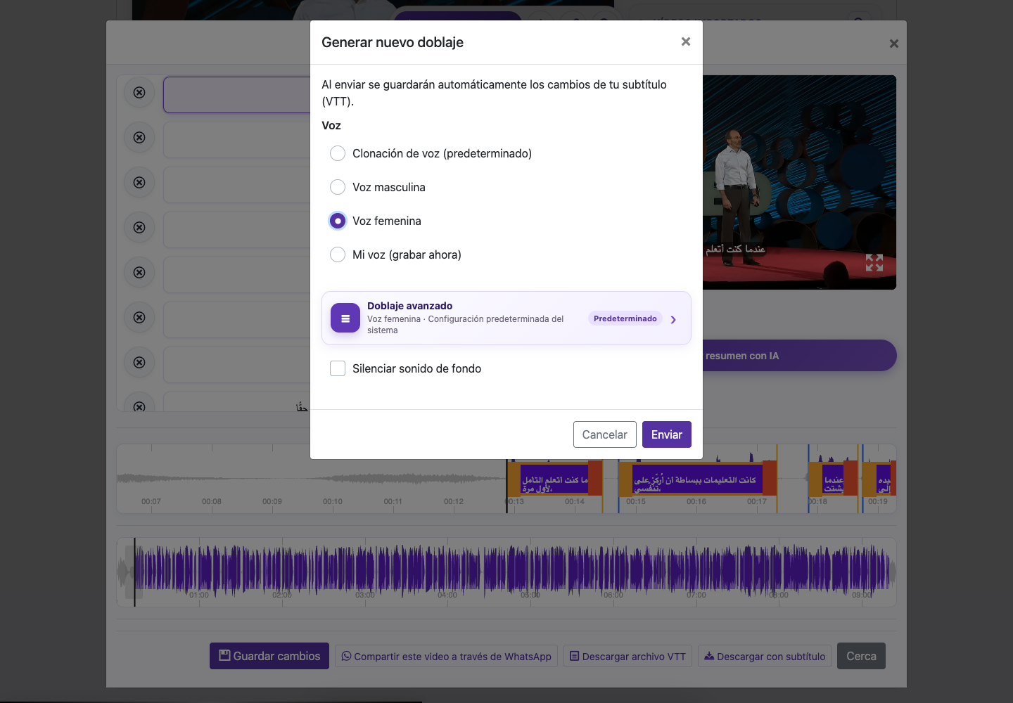 Elige la voz adecuada — Ordenador