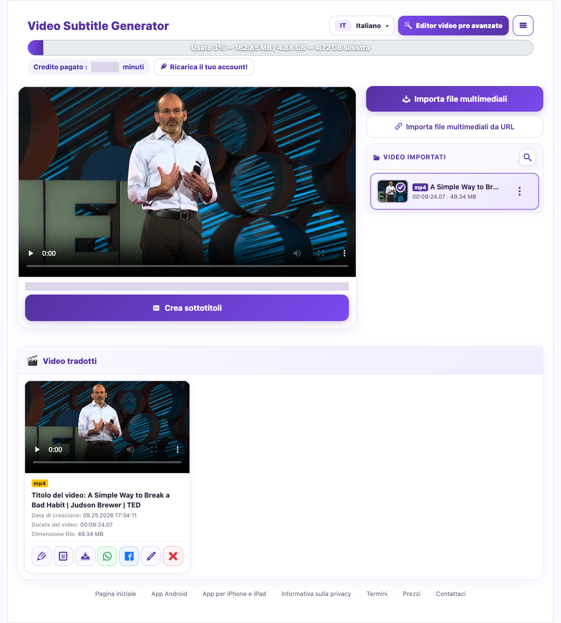 Verifica il saldo disponibile — Computer