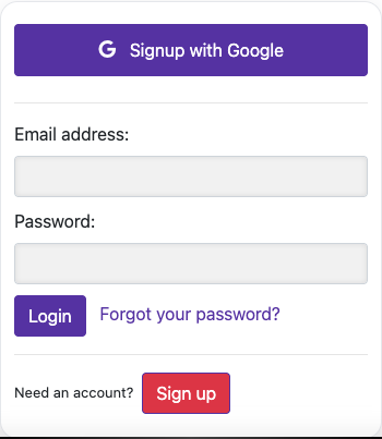 Sign in — Mobile