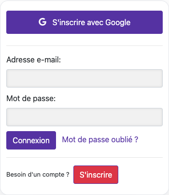 Se connecter — Mobile