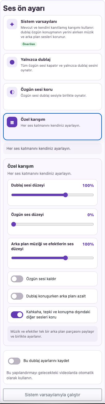 Müziği ve efektleri ayarlayın — Mobil
