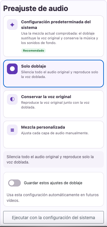 Elimina las voces que compiten — Móvil