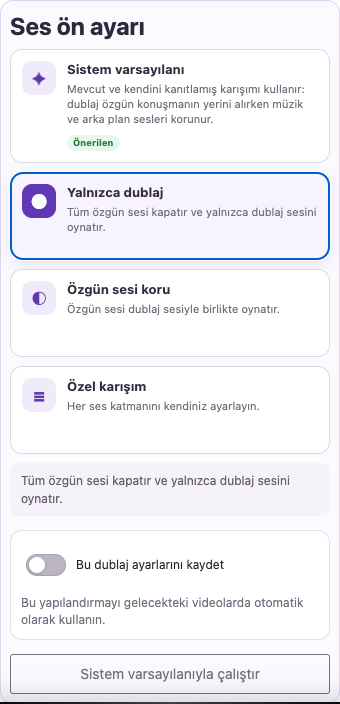 Birbiriyle yarışan konuşmaları kaldırın — Mobil
