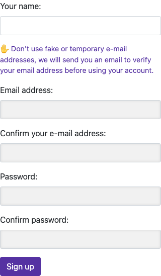 Enter your details — Mobile